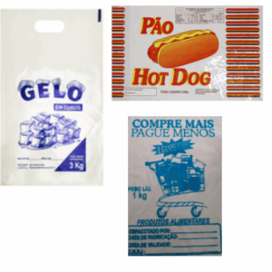 Saco PP │Baixa Densidade Liso & Impresso