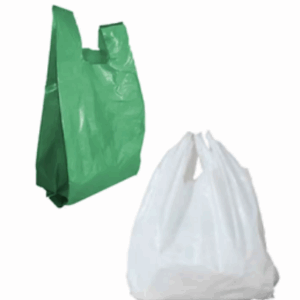 Sacola Recicladas Verde│Branca