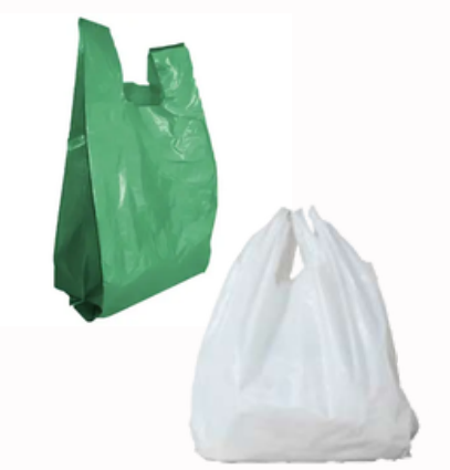 Sacola Recicladas Verde│Branca