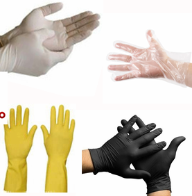 Luva Plasticas Descartáveis│Latex│Vinil